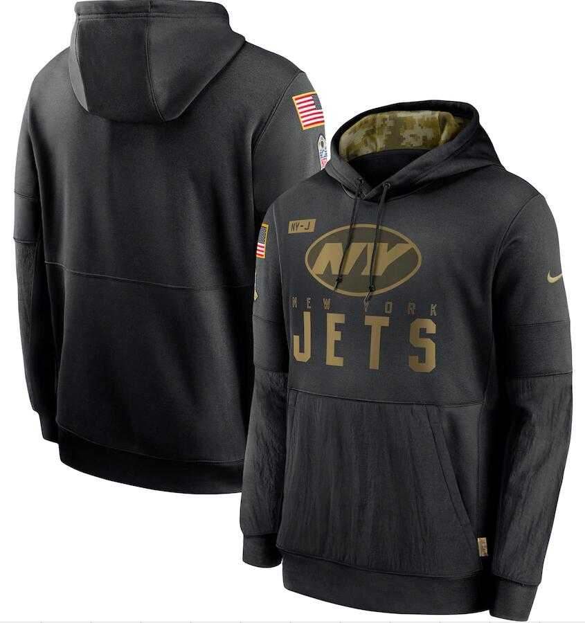 Men's New York Jets Nike Black 2020 Salute to Service Sideline Performance Pullover Hoodie,We sell and wholesale Men's New York Jets Nike Black 2020 Salute to Service Sideline Performance Pullover Hoodie on line form chian!